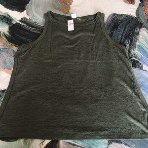 Gap soft spun olive green sleeveless top size XXL